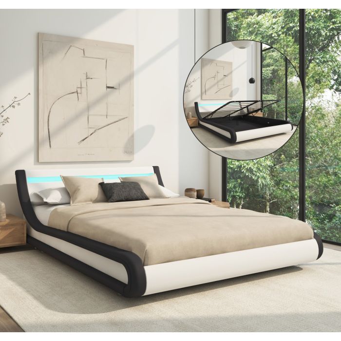 cama-de-matrimonio-con-canape-parisina-en-color-blanco-con-negro