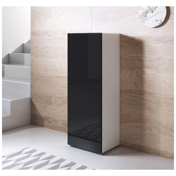 meuble-tv-luke-v1-40x126-pieds-blanc-noir_1