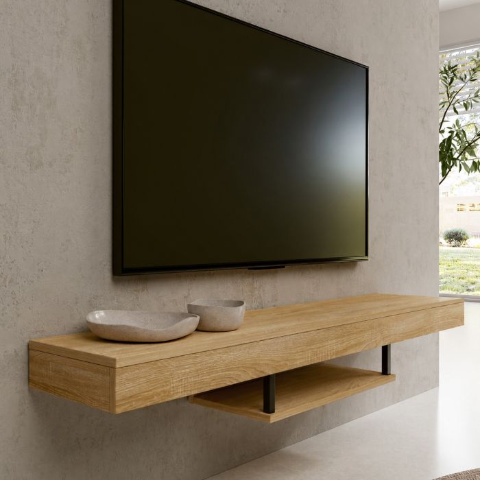 Mueble TV Aydin en color sonoma