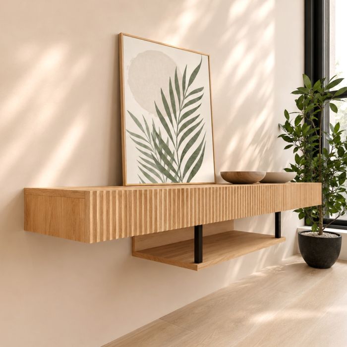 Mueble TV color roble alba 150cm Renzo
