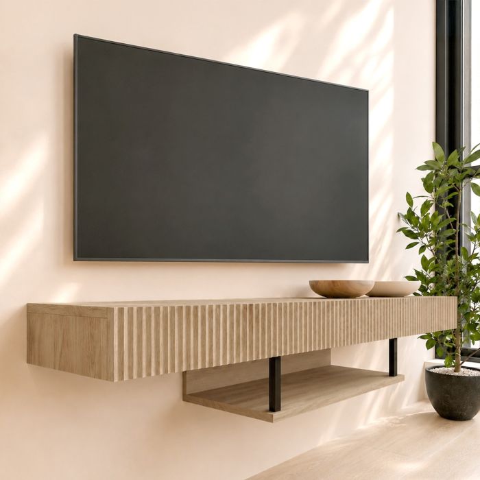 Mueble TV color roble 150cm Renzo