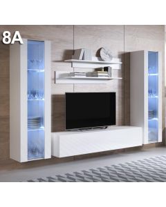 Conjunto de muebles Luke 8A blanco (2,6m)