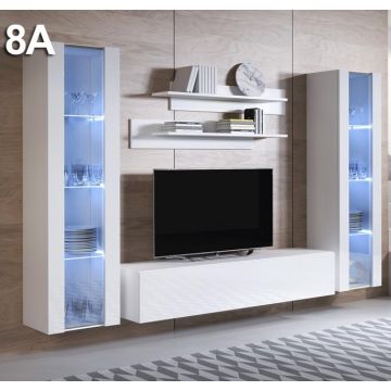 Conjunto de muebles Luke 8A blanco (2,6m)