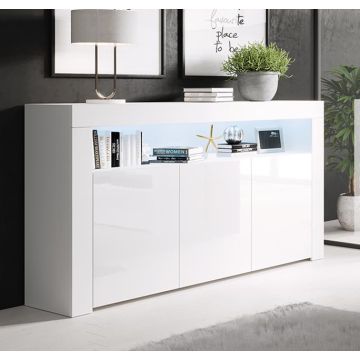 Aparador modelo Aker color blanco [SEGUNDA VIDA]