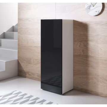 meuble-tv-luke-v1-40x126-pieds-blanc-noir_1
